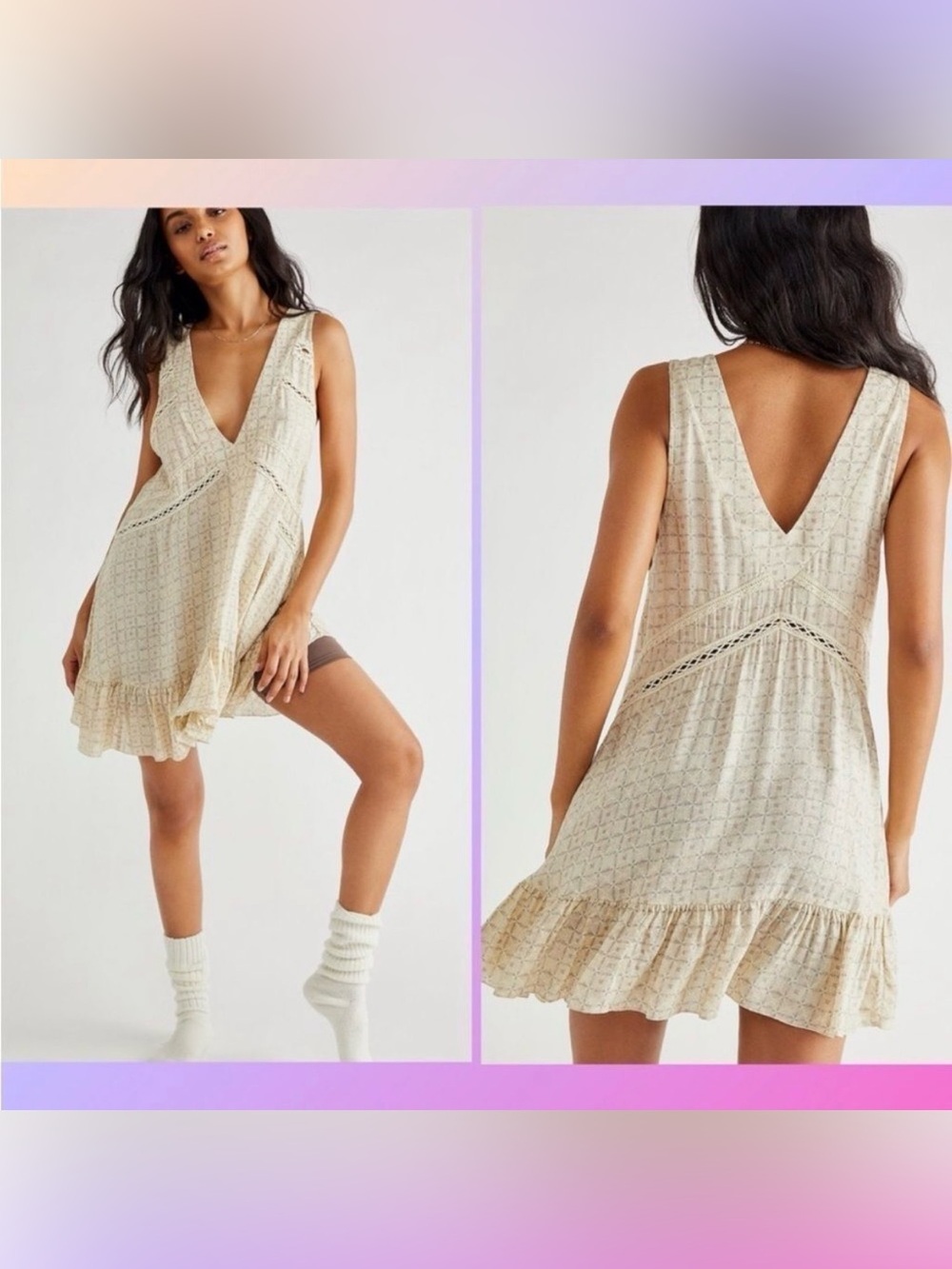 Free People Let It Happen Mini Slip - Picture 4 of 4